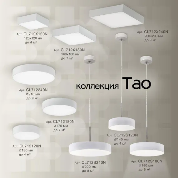 CL712X240N Тао Белый Св-к Накл. LED 24W*4000K