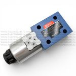 4WE10JA31/CG24N9K4 - Гидрораспределитель золотниковый Ду 10 с электроуправлением G24, схема JA (34-1), возврат - пружинный