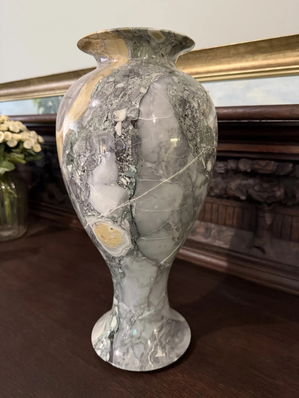 Ваза винтажная из мрамора