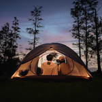 Палатка Naturehike Cloud-Creek (Yun chuan) 3-местная, алюминиевый каркас, коричневая, серия ВИНИЛ артикул CNK2300ZP024-3LCBVE
