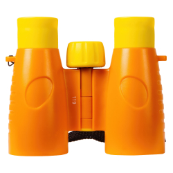 Бинокль детский Bresser Junior 3x30 желтый - Мягкие резиновые наглазники с большим выносом
