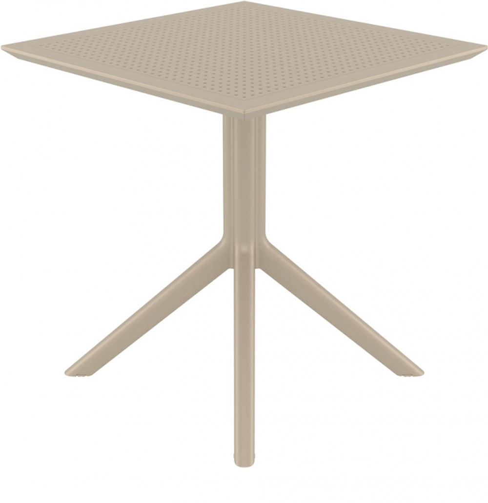 Стол пластиковый Siesta Contract Sky Table 70, бежевый