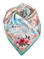 Платок «Дворцы Крыма» 100% шелк