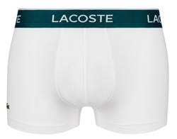 Мужские спортивные боксеры Lacoste Casual Cotton Stretch Boxer 3P - белый