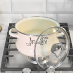 Набор кастрюль "Маэстро" №13 слоновая кость