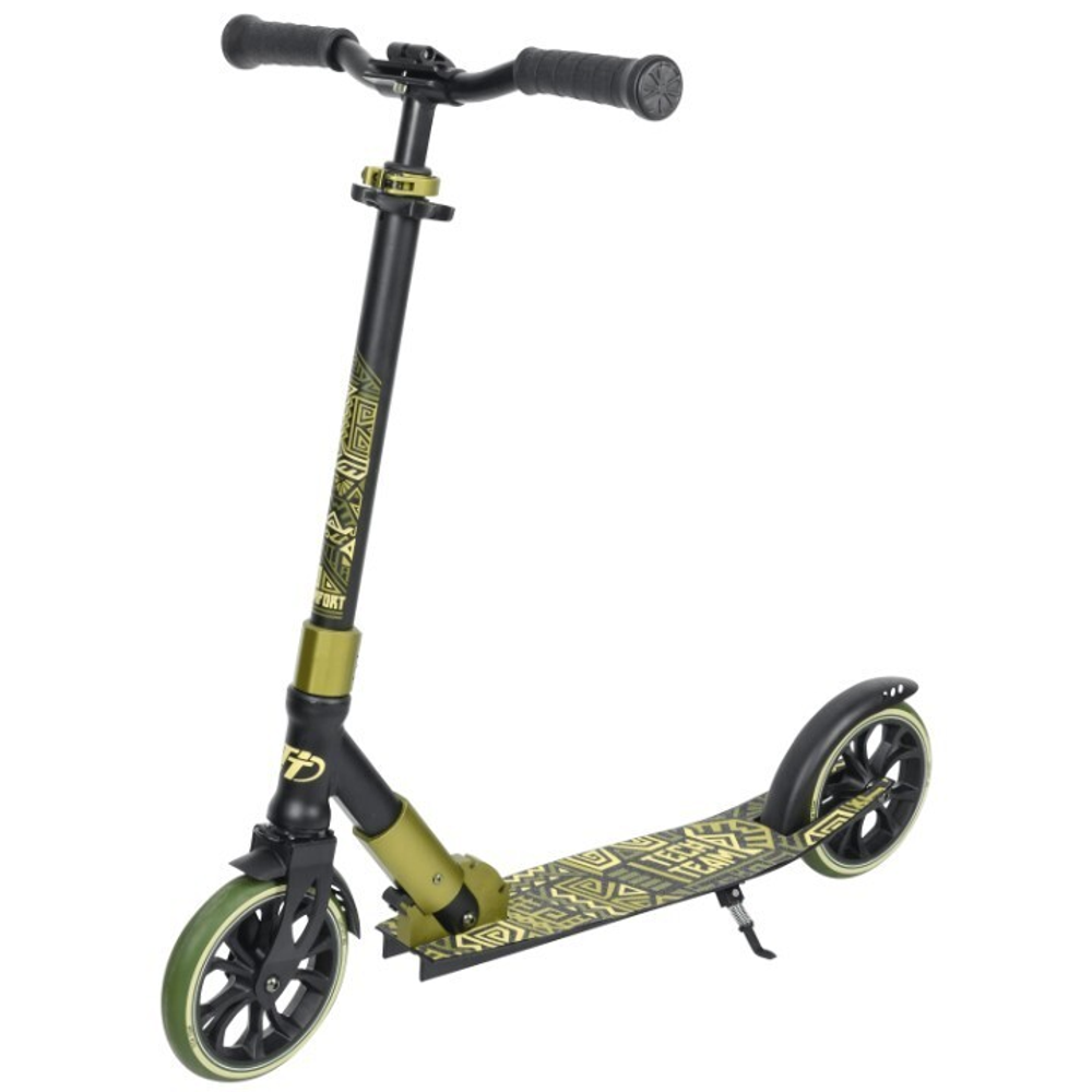 Самокат Tech Team Comfort 180R - Black/Green(2022)