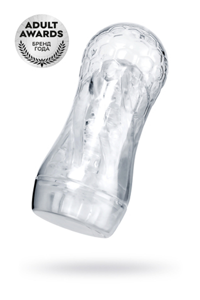 Мастурбатор A-Toys by TOYFA Jelf, ABS пластик, прозрачный, 18,5 см