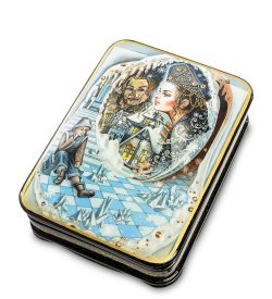 Народные промыслы ШК-55/ 88 Шкатулка «Снежная королева» исп. Лидяева
