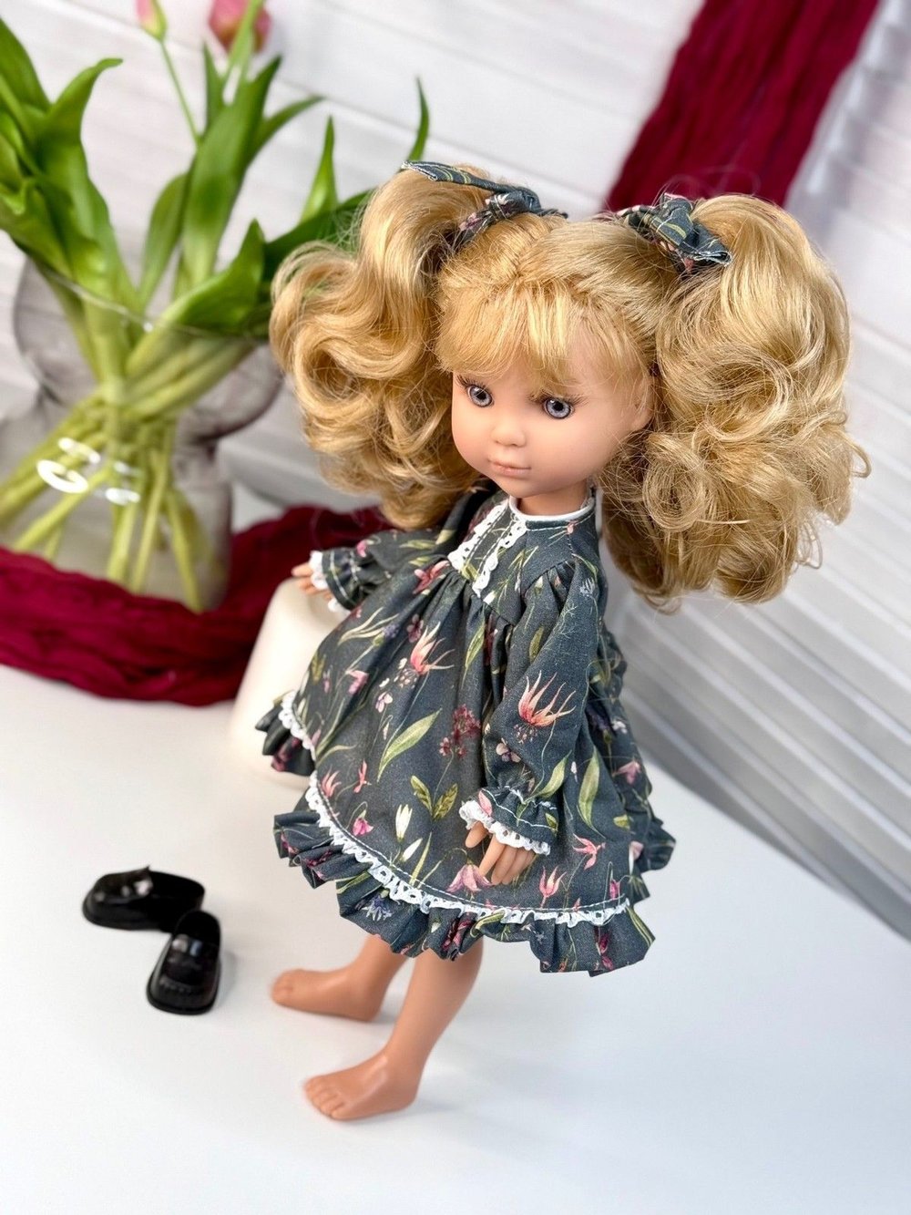 Кукла BERJUAN виниловая 35см Ева (836)