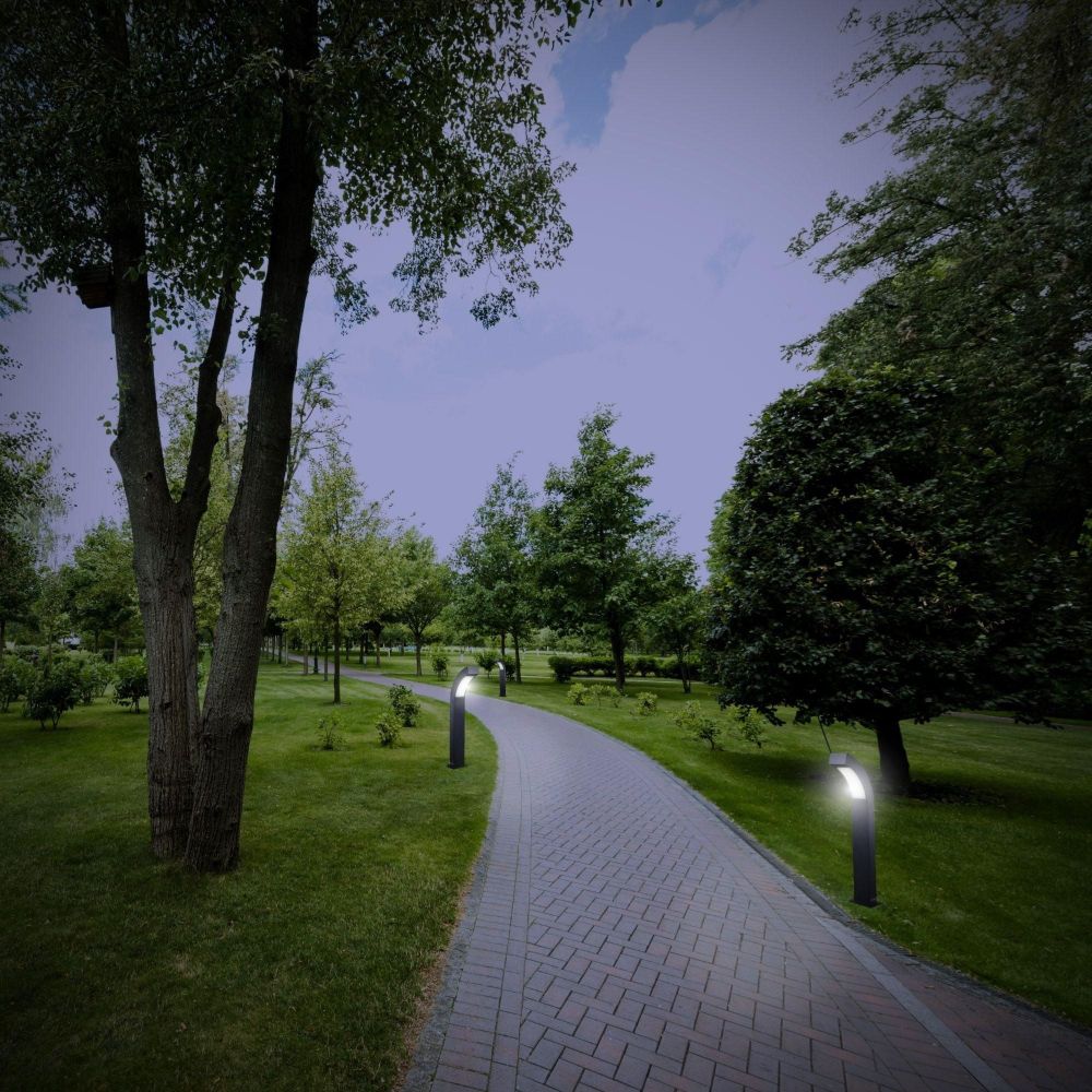 ULU-T72A-14W-4000K IP65 BLACK Светильник светодиодный уличный. Архитектурный напольный. Белый свет 4000K. Корпус черный. TM Uniel