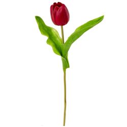 GAEM Цветок искусственный "Тюльпан" (Real Touch) (блок 7шт), L17 W6 H36 см