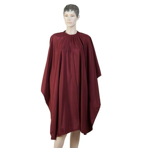 DEWAL Пеньюар для стрижки (бордовый) 1 шт