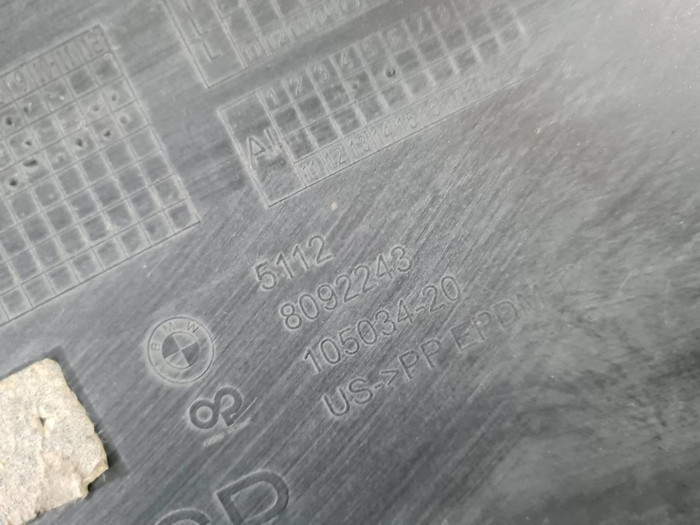 Юбка заднего бампера BMW X6 G06 2019-2023 M-paket