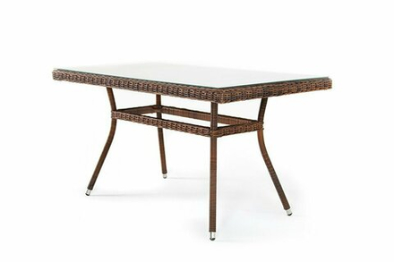 Латте, обеденный стол 140 см, коричневый