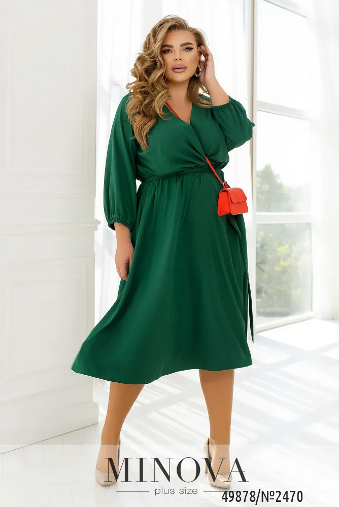 Платье 2470-зеленый Minova