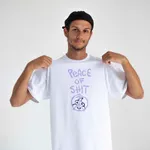 Футболка Popandopalaz Peace of Shit Белая