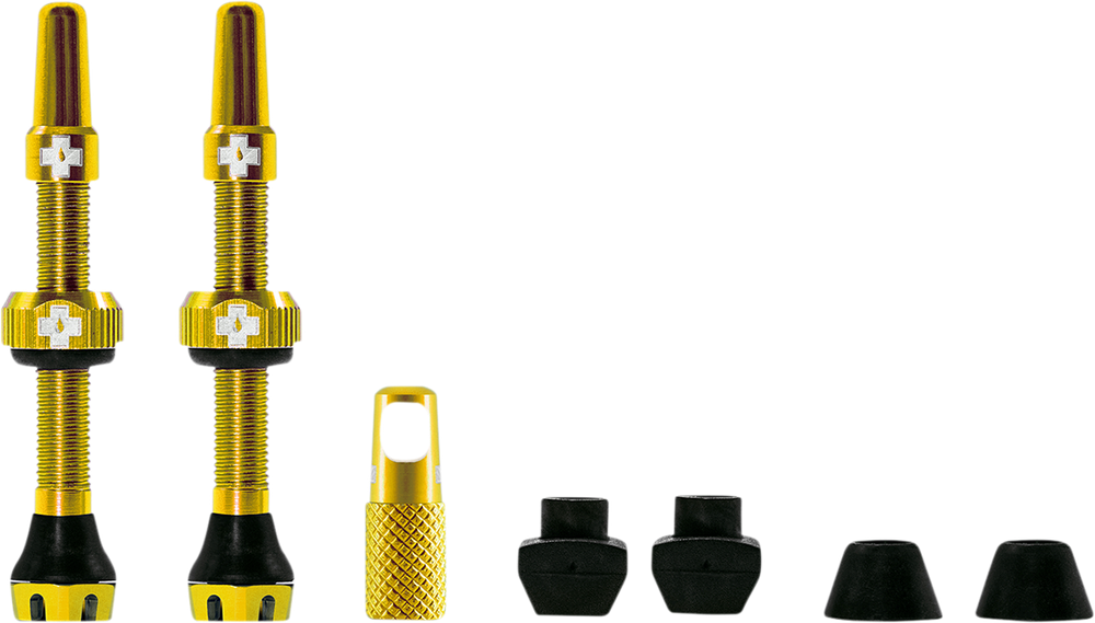 Ниппель бескамерный MUC-OFF Tubeless Valves V2 gold