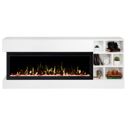 Электрокамин RealFlame Dixon 50 WT белый с очагом Saphir 50