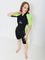 Гидрокостюм Sargan Nero 2.0 Shorty lady 2 мм черно-желтый