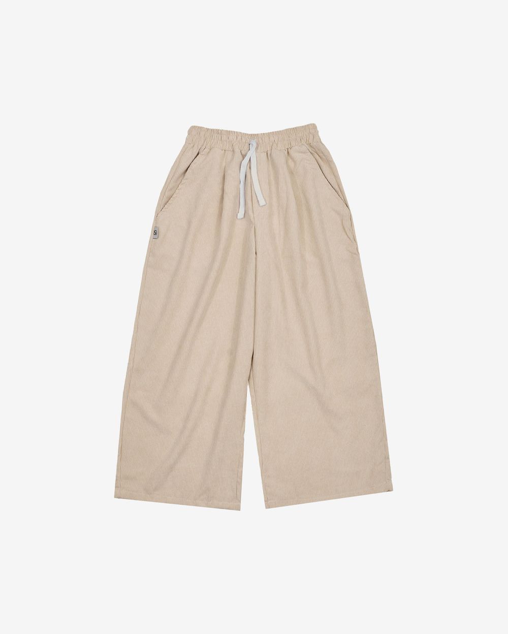 Брюки One Two Velvet Baggy Pants Turtledove бежевые