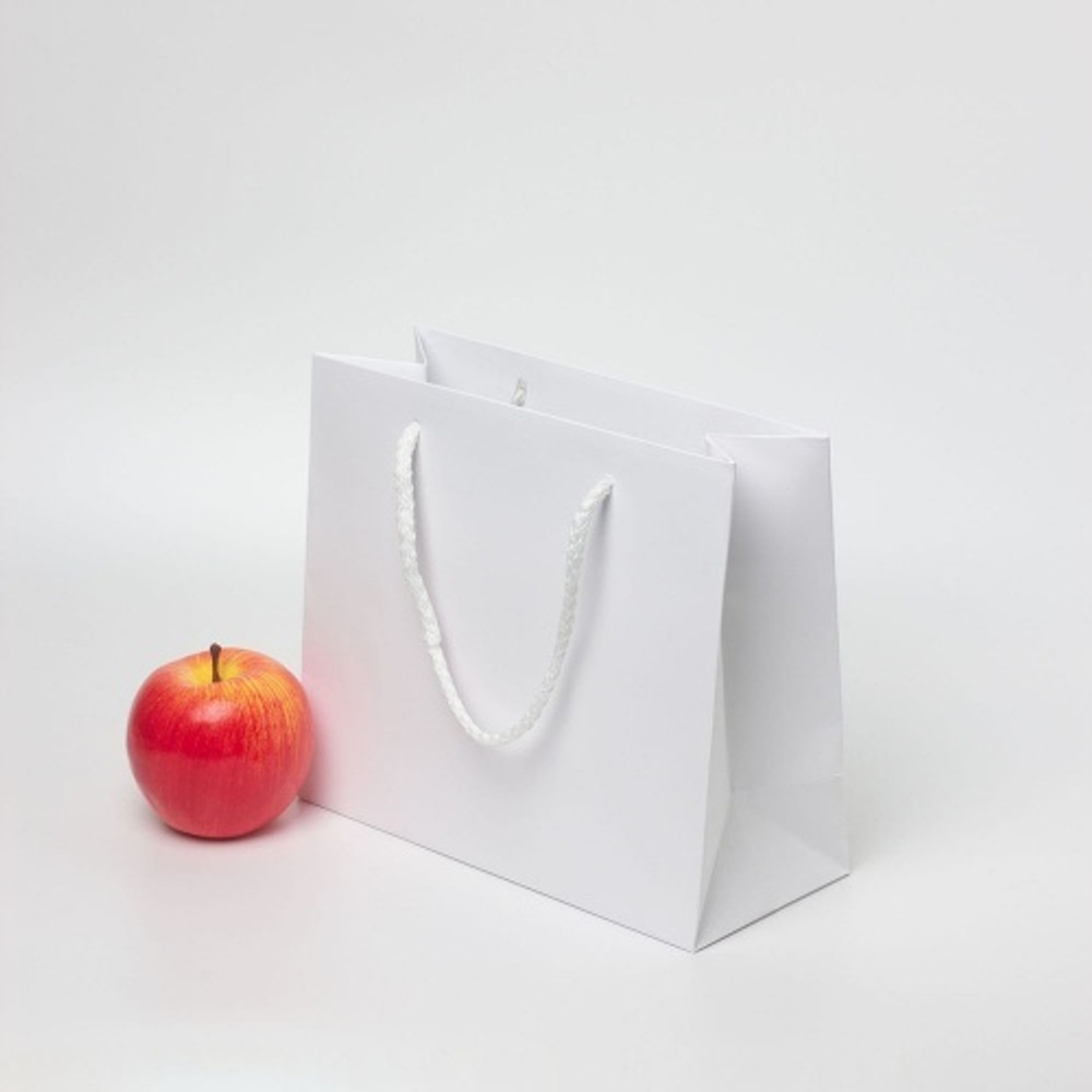 Пакет 23x20x10, белый, меловка