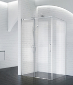 Душевой уголок BelBagno Acqua 110х100 ACQUA-AH-1-110/100-C-Cr профиль Хром стекло прозрачное