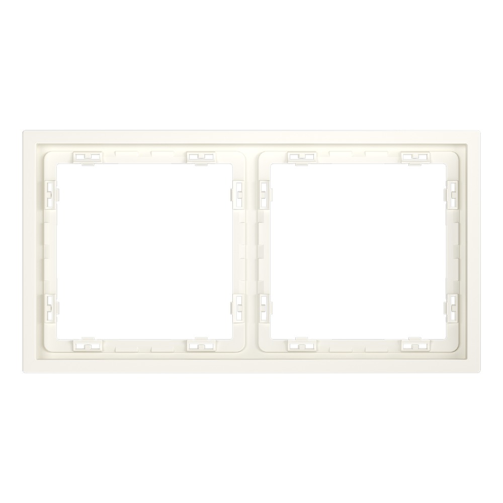 Рамка пластиковая VOLTUM S70 на 2 пост, (хлопок)