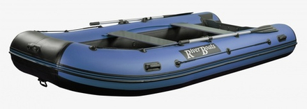 Лодка ПВХ River Boats RB 350 НДНД серо-синий