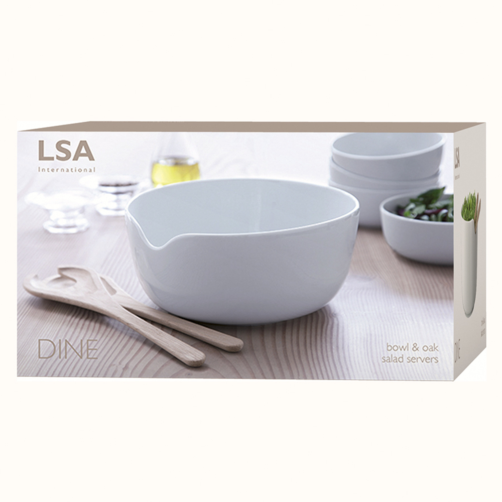 Салатник dine с приборами, D24 см