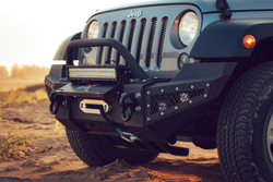 Бампер силовой передний BMS PRO-Line для Jeep Wrangler JK 2007-2017