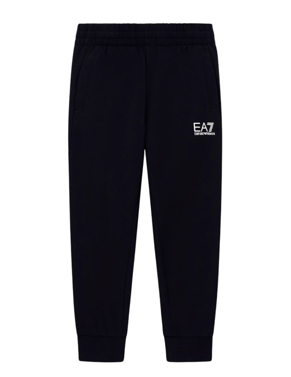 Детские теннисные брюки EA7 Boy Jersey - black