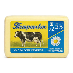 Масло сливочное Петровское 72,5% вес