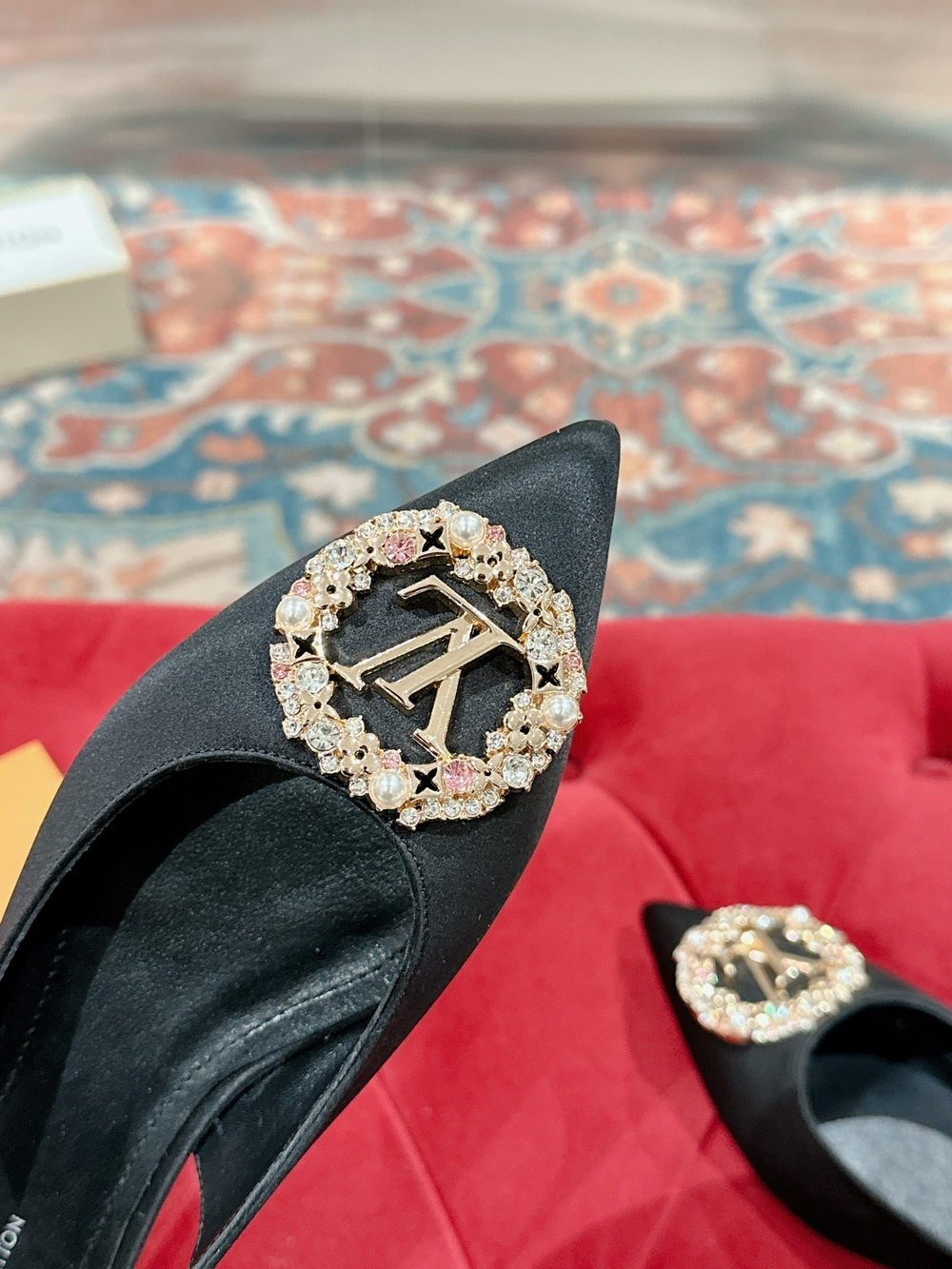 Louis Vuitton Met Slingback Ballerina