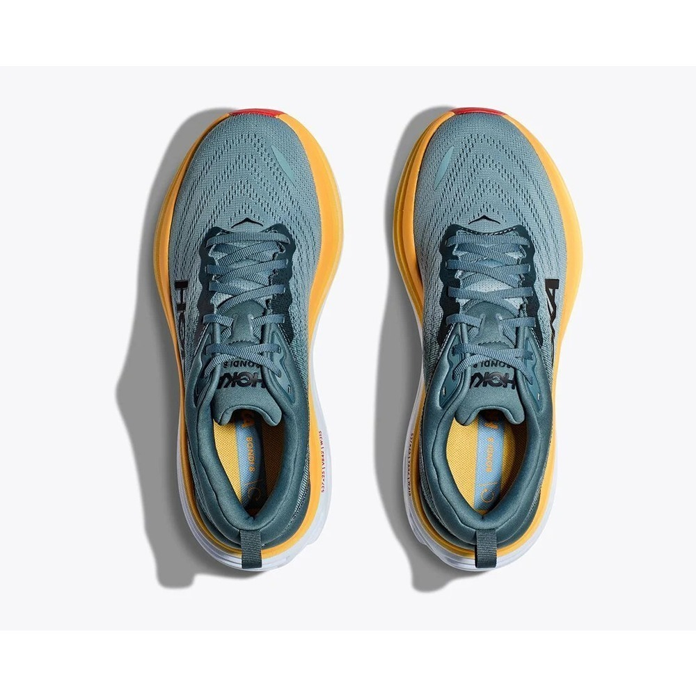 Кроссовки мужские HOKA M BONDI 8 X-WIDE Goblin Blue / Mountain Spring
