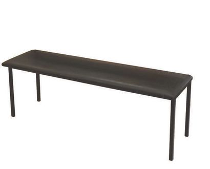 Скамья мягкая без спинки трехместная