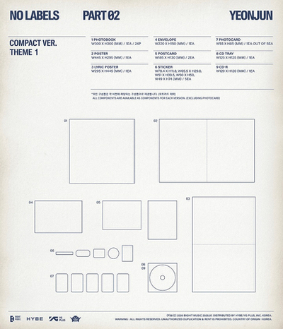 Альбом YEONJUN - NO LABELS: PART 02 (Compact Ver.)