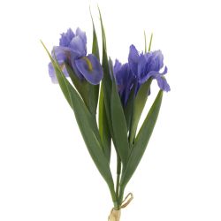 GAEM Цветы искусственные "Букет Ирисов, L13 W8 H39 см