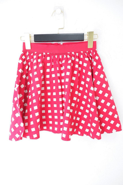 Юбка Gulliver красная в горох на 10-12 лет