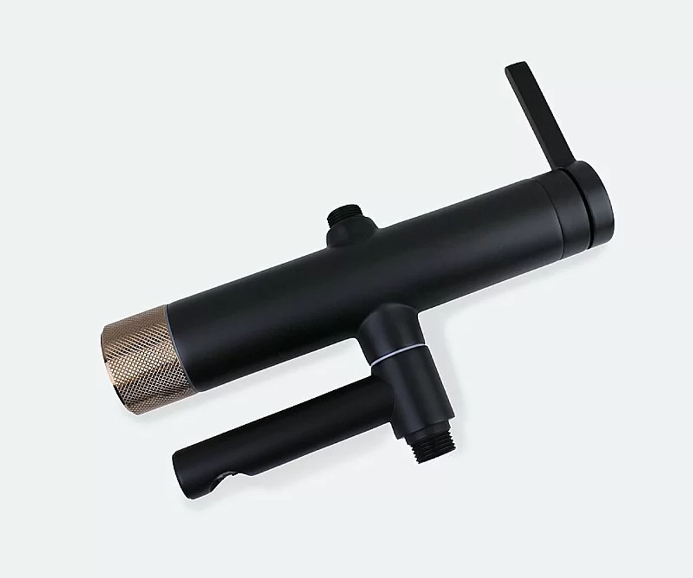Душевая система Bronze de Luxe Avantgarde 2039RGB черный/розовое золото