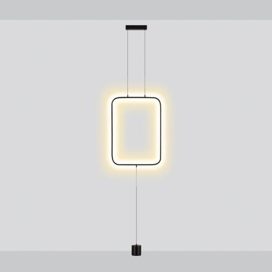 7022/27FLA HIGHTECH ODL25 247 Напольный светильник черный/металл/акрил IP20 LED 3000K 220V TEO