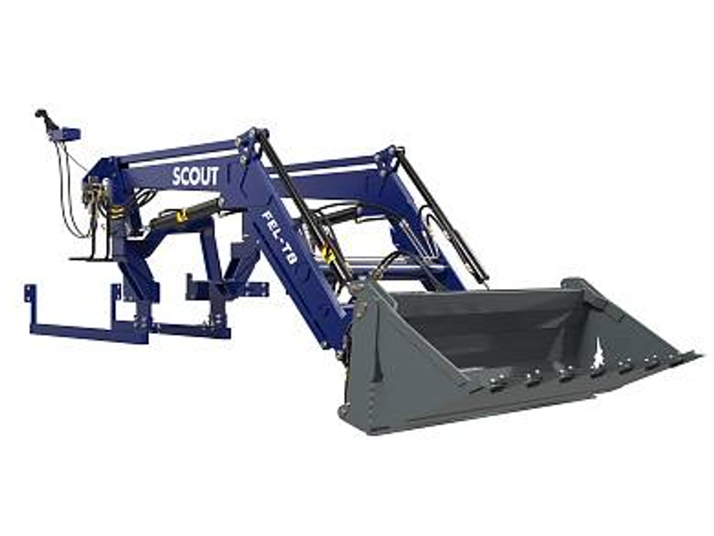 Трактор SCOUT SERIES TB G3 Premium + комплект погрузчика FEL-TB и захват тюков