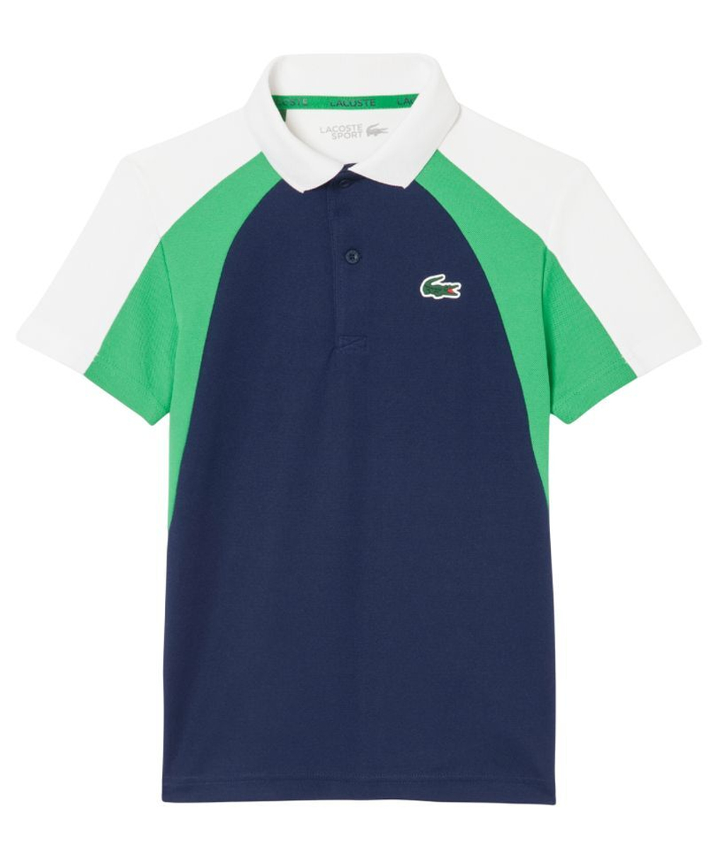 Детская теннисная футболка Lacoste Kid's UV Protect Piqu_ Tennis Shirt