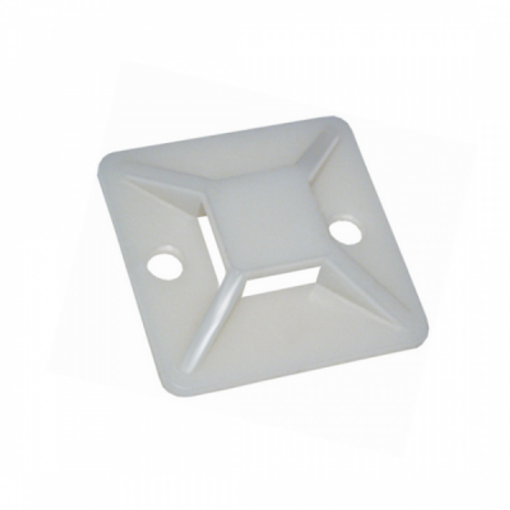 Площадка 20х20 самоклеющаяся под хомут белая