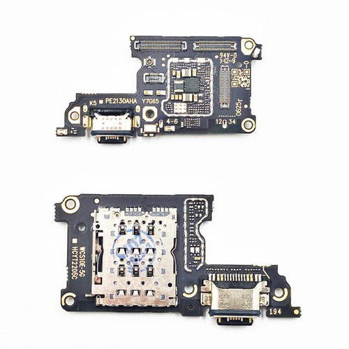 Шлейф для Vivo V23e 4G на системный разъем/разъем SIM/микрофон