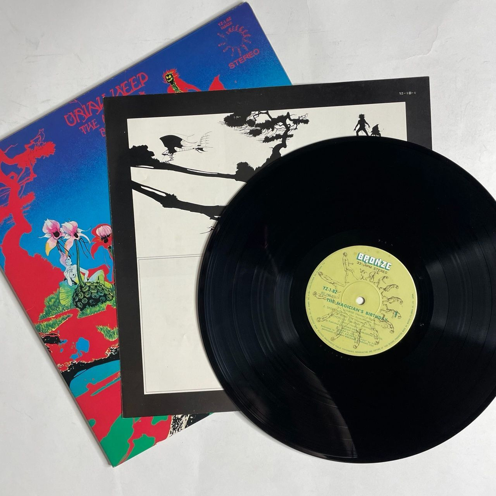 Винтажная виниловая пластинка LP Uriah Heep The Magician Birthday (Japan 1972) (No Obi) Spider Woman