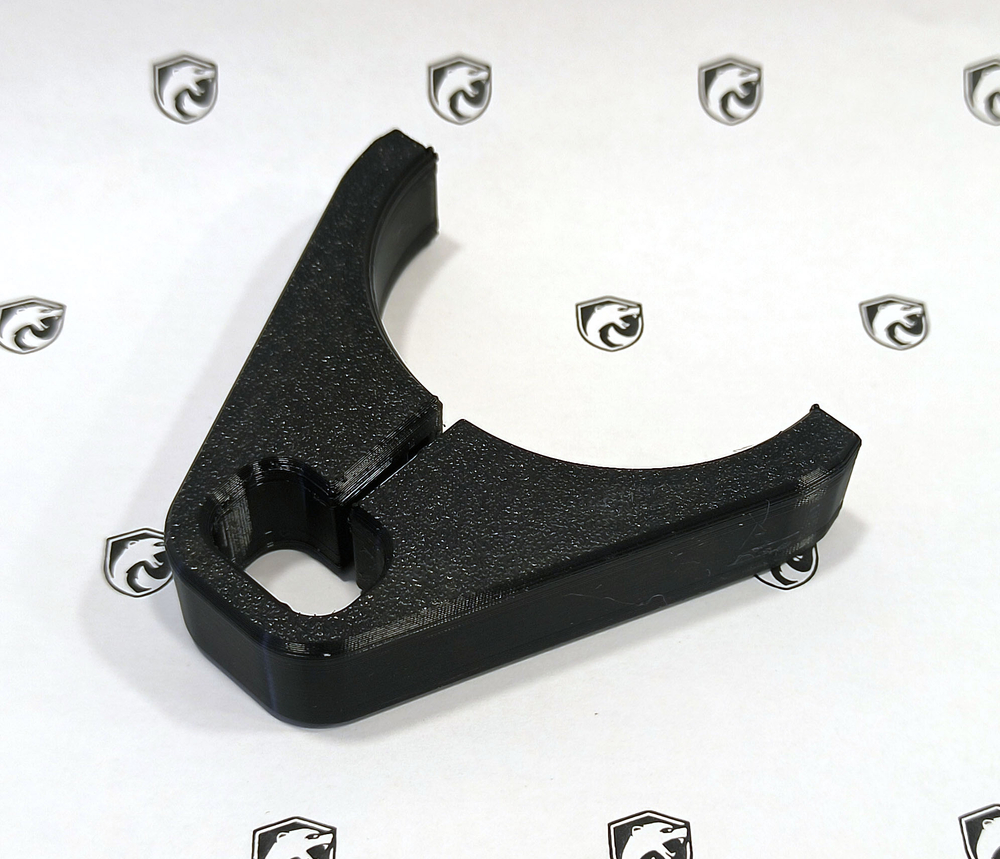 Направляющая (крепеж) гидролинии переднего тормоза на перо вилки.