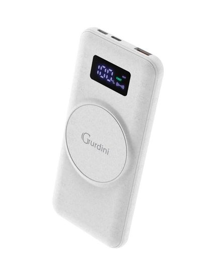 Внешний аккумулятор Gurdini MagSafe GWMS-01W 10000 mAh Белый