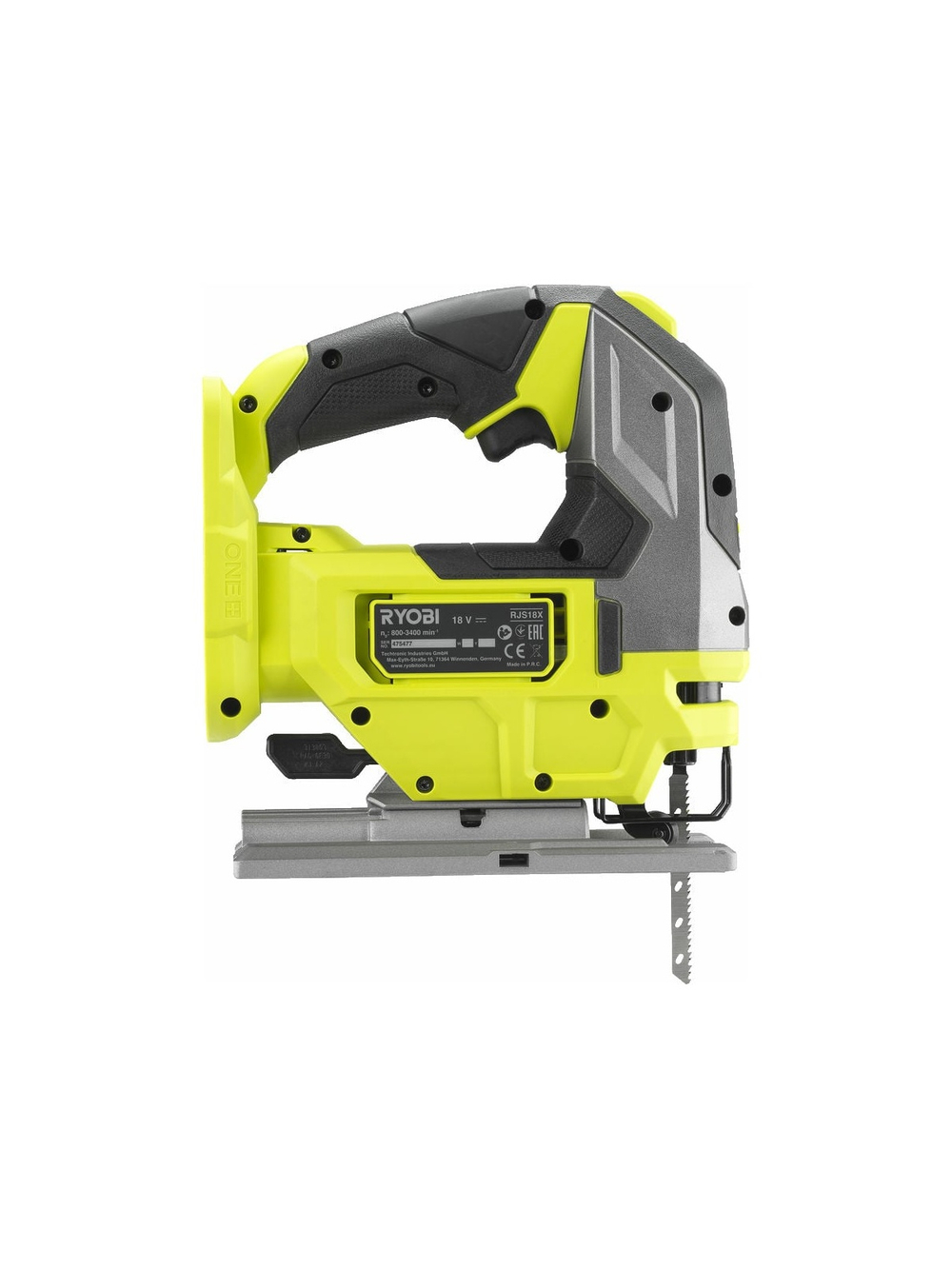 Бесщеточный лобзик Ryobi ONE+ HP RJS18X-0 5133004970