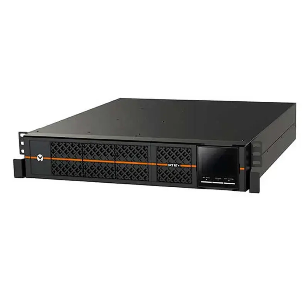 Vertiv™ Liebert® GXT RT+ UPS 3kVA input plug IEC60320 C20 2U output – 230V output socket groups (6)C13 (1)C19