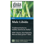 Gaia Herbs, Мужское либидо с сорняками из роговой козы, сереной, макой и овсом с гайей, 60 веганских жидких фитокапсул